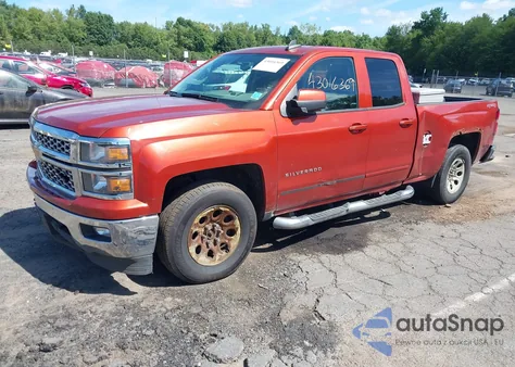 2015 Chevrolet Silverado 1500 1Lt из США, поврежденный, VIN 1GCVKREH1FZ194142